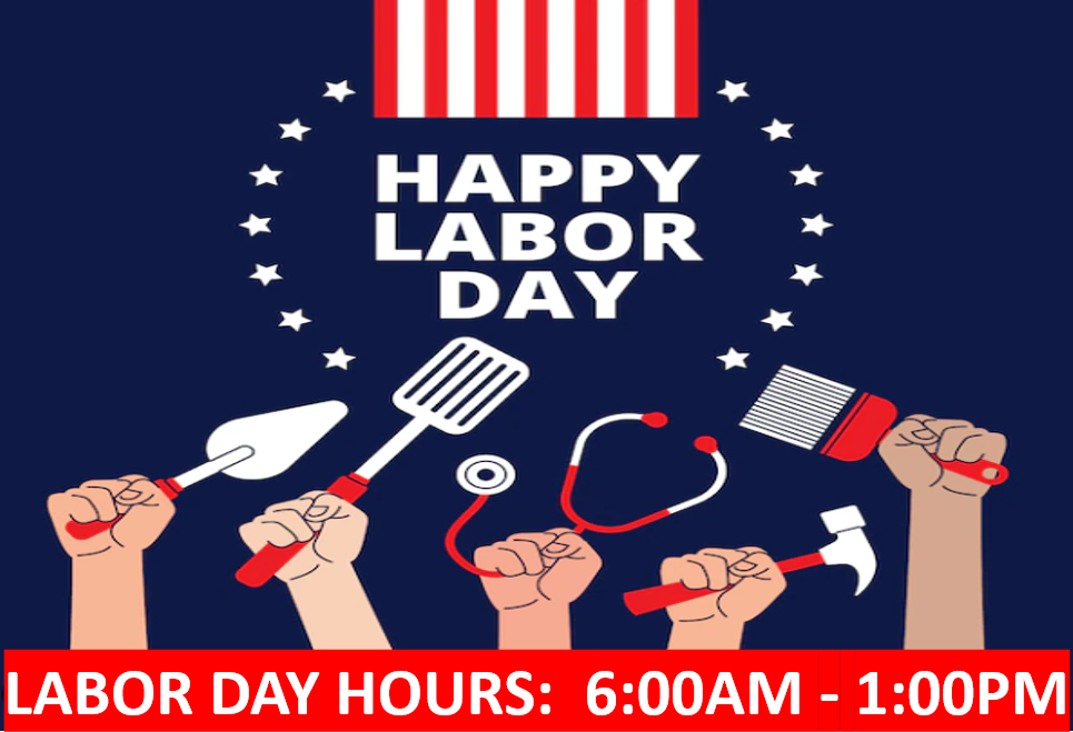 Labor Day Hours